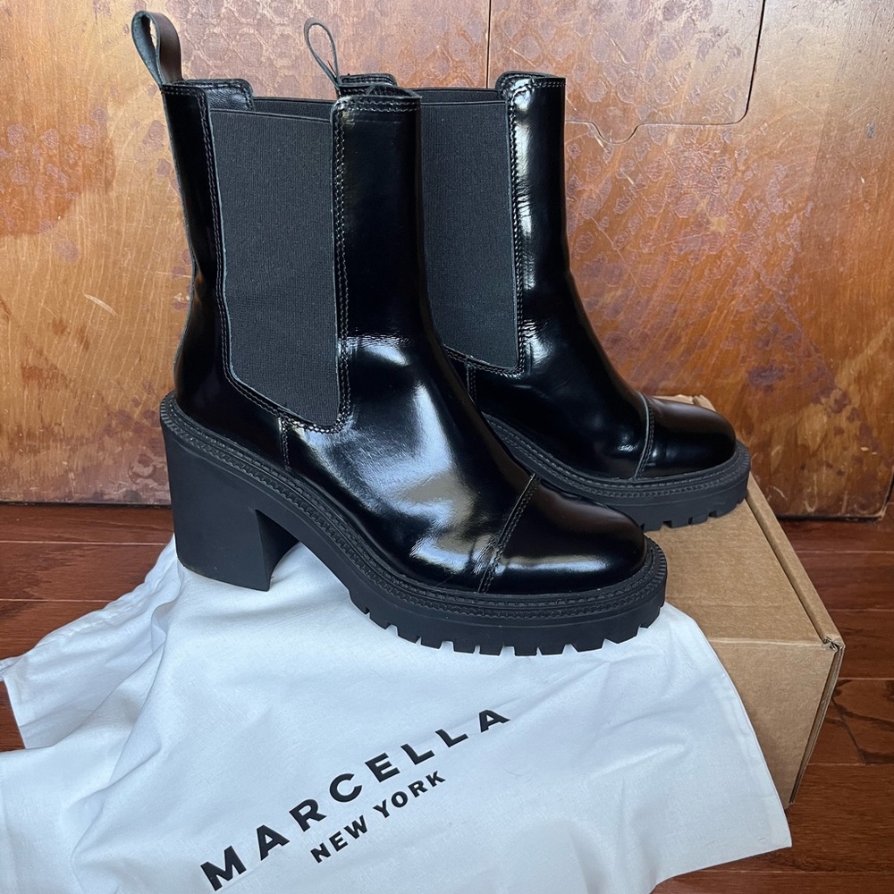 Marcella New York Nostrand Lug Sole Boots